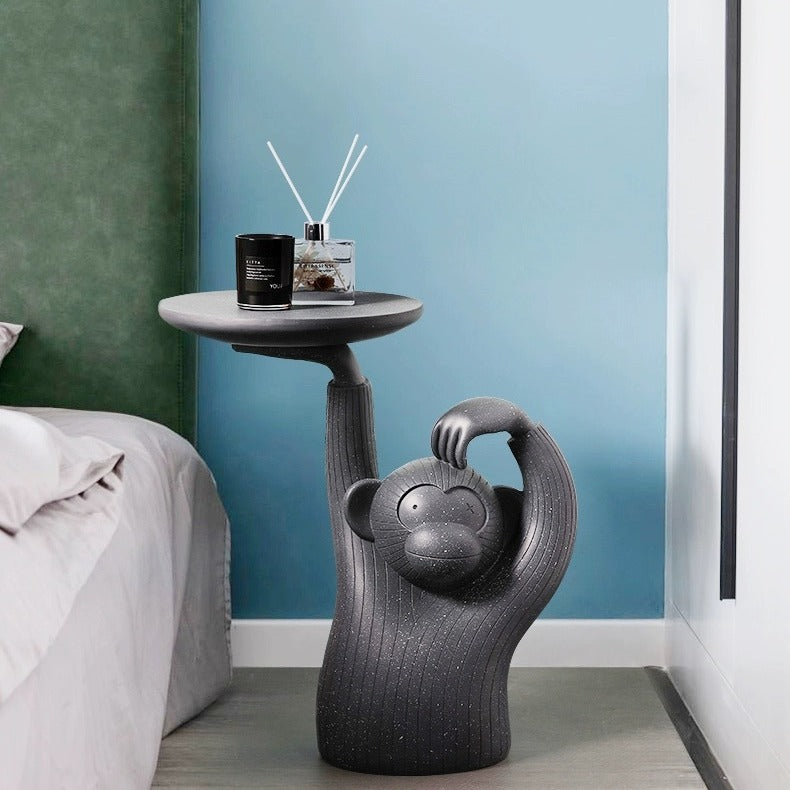 Monkey Coffee Table Tray — Decorative Ornament for Living Room