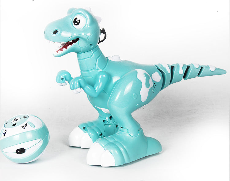 RC Dinosaur Robot with Spray, Music & Dance — Remote Control Kids' Toy Gift