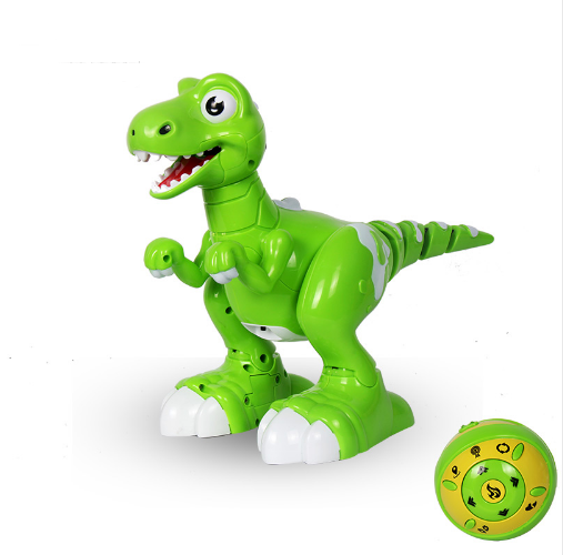 RC Dinosaur Robot with Spray, Music & Dance — Remote Control Kids' Toy Gift
