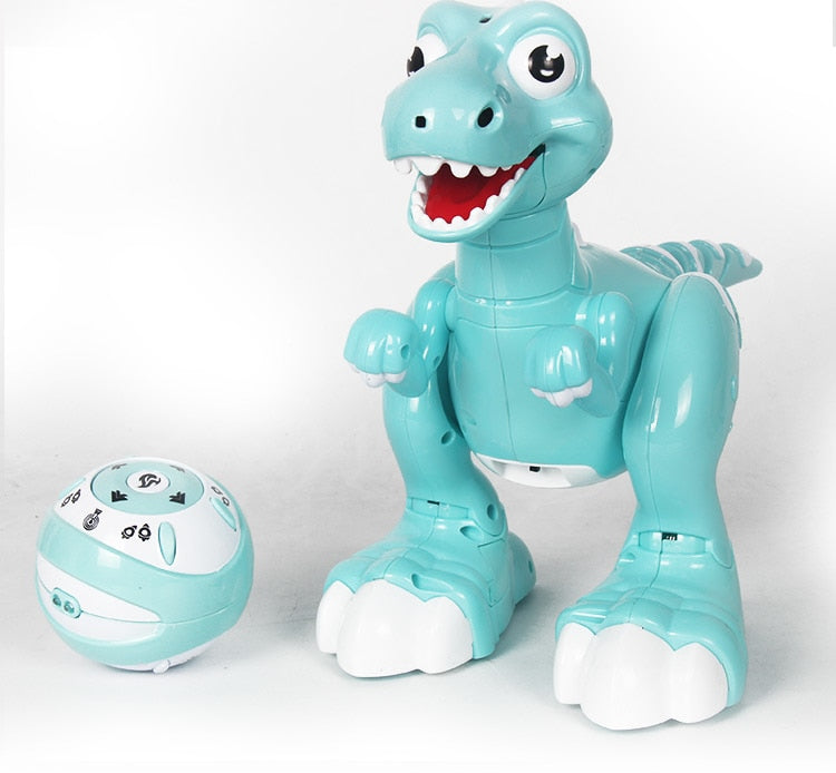RC Dinosaur Robot with Spray, Music & Dance — Remote Control Kids' Toy Gift