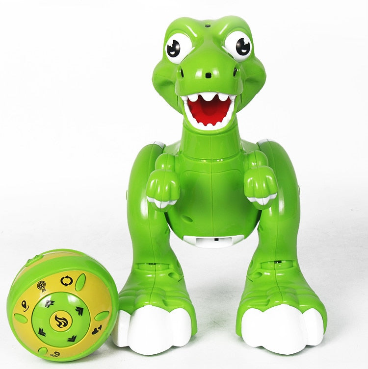 RC Dinosaur Robot with Spray, Music & Dance — Remote Control Kids' Toy Gift
