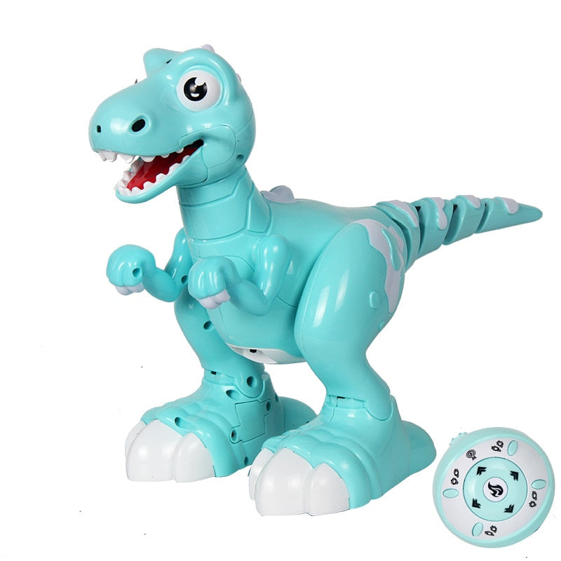 RC Dinosaur Robot with Spray, Music & Dance — Remote Control Kids' Toy Gift