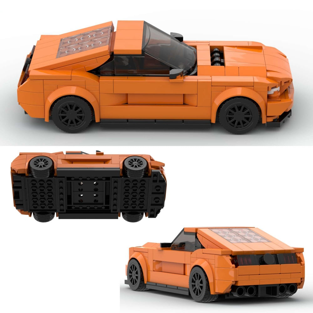 348PCS Sports Race Car MOC Building Block Set