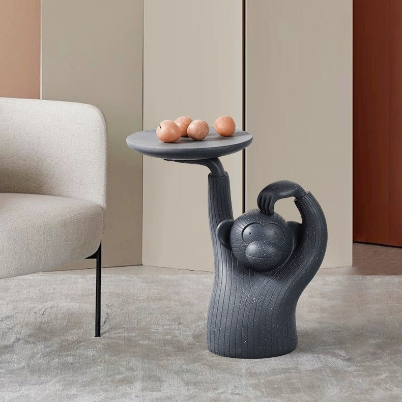 Monkey Coffee Table Tray — Decorative Ornament for Living Room