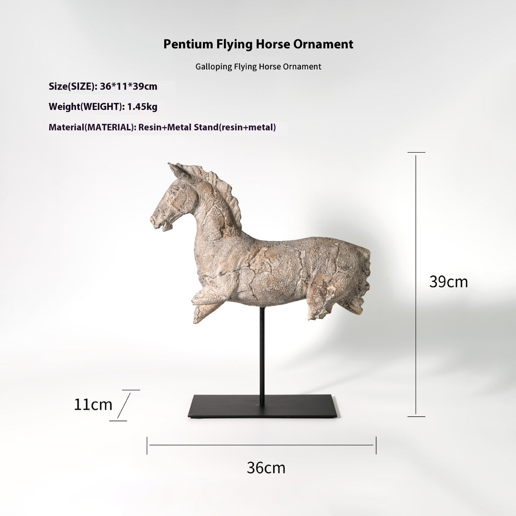 Silent Horse Sculpture — Creative Table Decoration Ornament