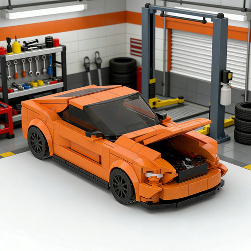 348PCS Sports Race Car MOC Building Block Set