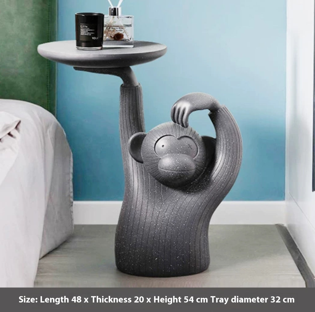 Monkey Coffee Table Tray — Decorative Ornament for Living Room